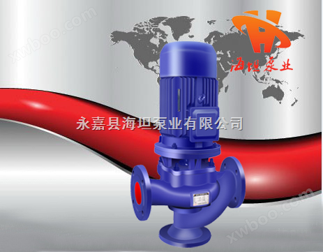 广东GW型立式管道排污泵，立式无堵塞排污泵