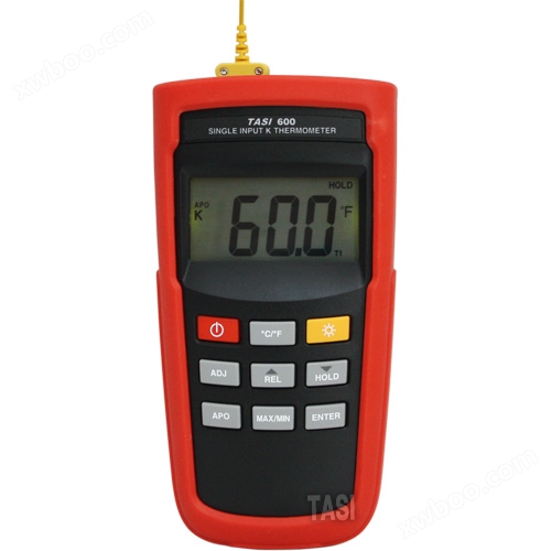 中国台湾特安斯K型温度计 TASI-600（单通道温度计） 单组温度计 单组温度表 单通道测温仪