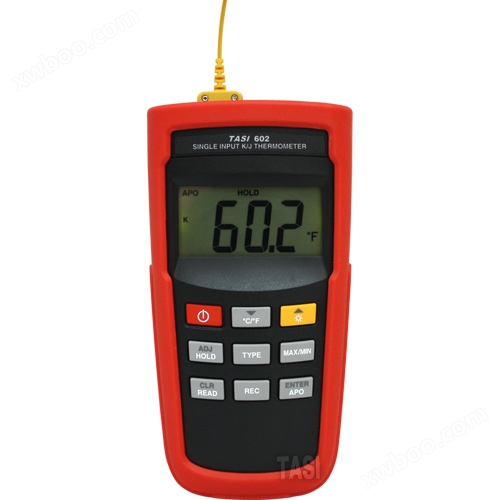 中国台湾特安斯K/J型温度计 TASI-602（单通道温度计） 单路温度计 单组温度表 单通道温度表