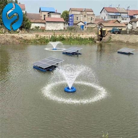 污水处理厂充氧鱼塘浮筒喷泉曝气机